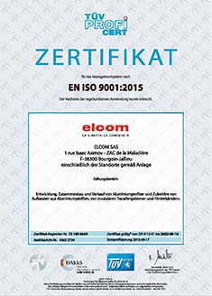 ISO9001-2015-Zertifikat